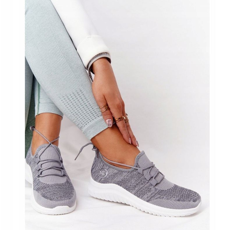 Kvinnors sportskor grå träning 1