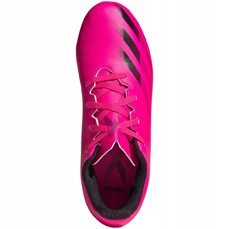 Fotbollsskor adidas X Ghosted.4 FxG Jr rosa FW6932 1