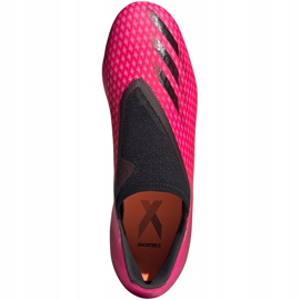 Adidas X Ghosted.3 Ll Fg FW6968 fotbollsskor rosa rosa 1