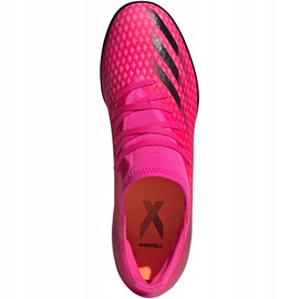 Adidas X Ghosted.3 Tf FW6940 fotbollsskor rosa rosa 1