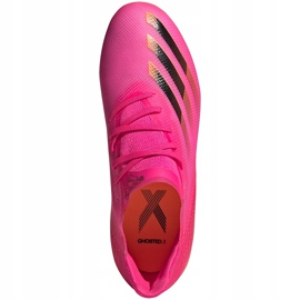 Adidas X Ghosted.1 Fg Jr FW6956 fotbollsskor rosa 1