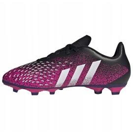 Adidas Predator Freak.4 FxG Jr FW7536 fotbollsskor mångfärgad rosa 1