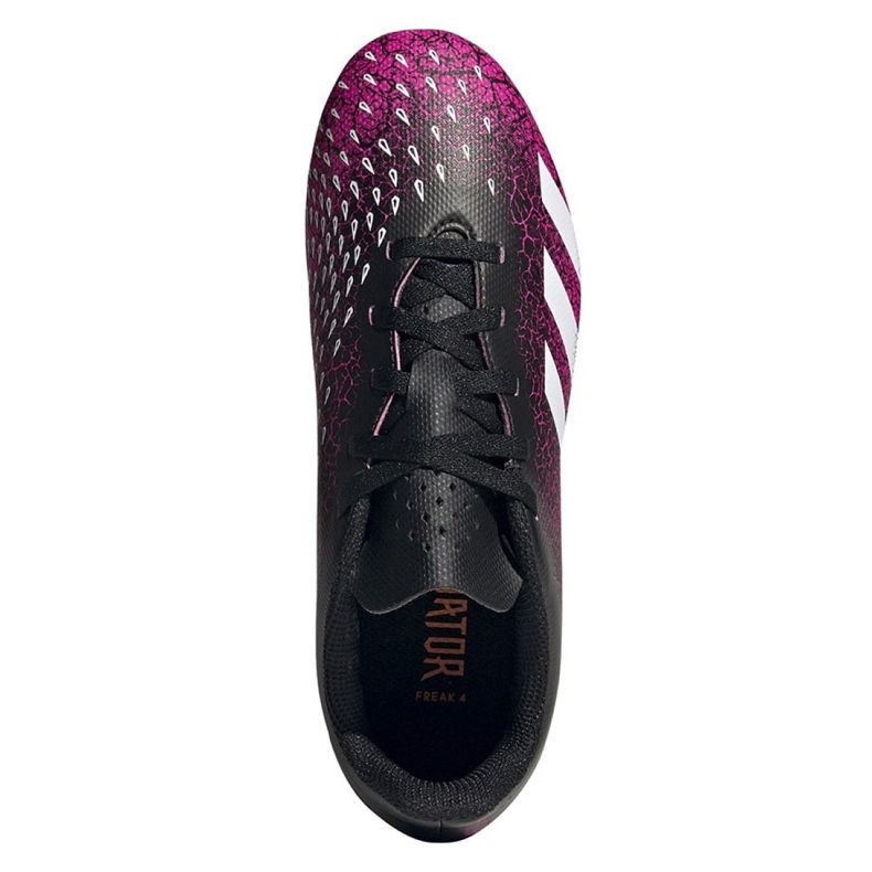 Adidas Predator Freak.4 FxG Jr FW7536 fotbollsskor mångfärgad rosa 2