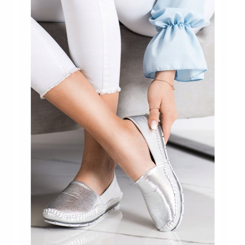 Goodin Silver loafers silver- 1