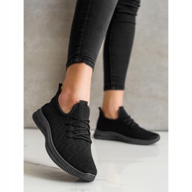 SHELOVET Openwork sportskor svart 2