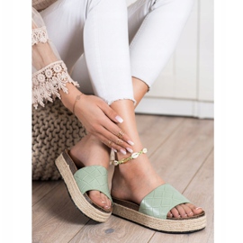 SHELOVET Tofflor På Plattformen grön 1