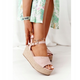 Big Star Kile Sandaler Med Flätad Stor Stjärna FF274749 Naken rosa 2