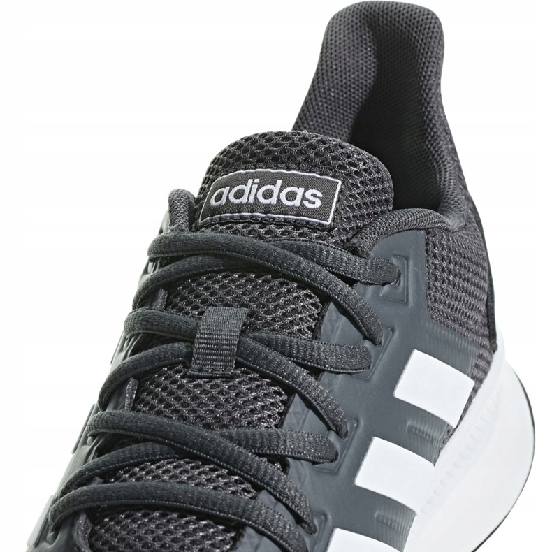 Grå Adidas Runfalcon herrskor F36200 vit 2