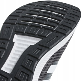 Grå Adidas Runfalcon herrskor F36200 vit 4