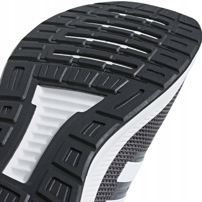 Grå Adidas Runfalcon herrskor F36200 vit 4