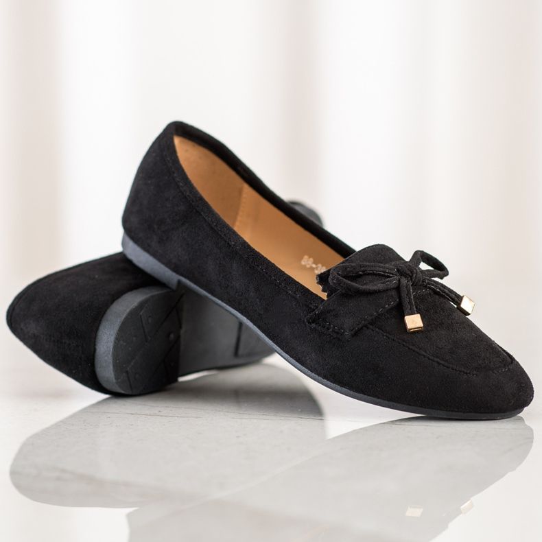 Anesia Paris Loafers Med En Rosett svart 1