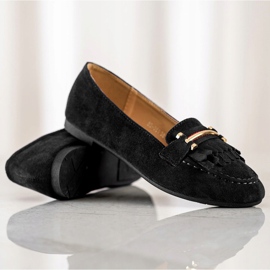 Anesia Paris Snygga loafers svart 1