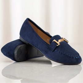 Anesia Paris Eleganta loafers marinblå blå 1