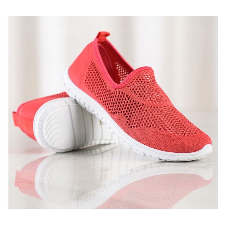 Bona Openwork Slipons röd 1