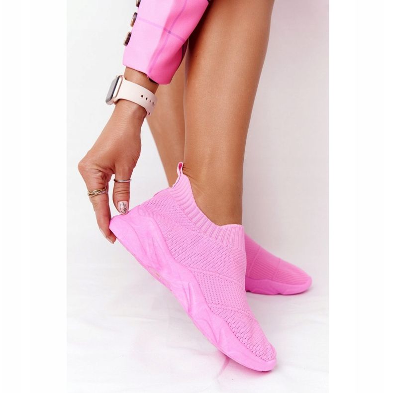 PS1 Kvinnors sportskor Slip-on rosa yogaklass 2