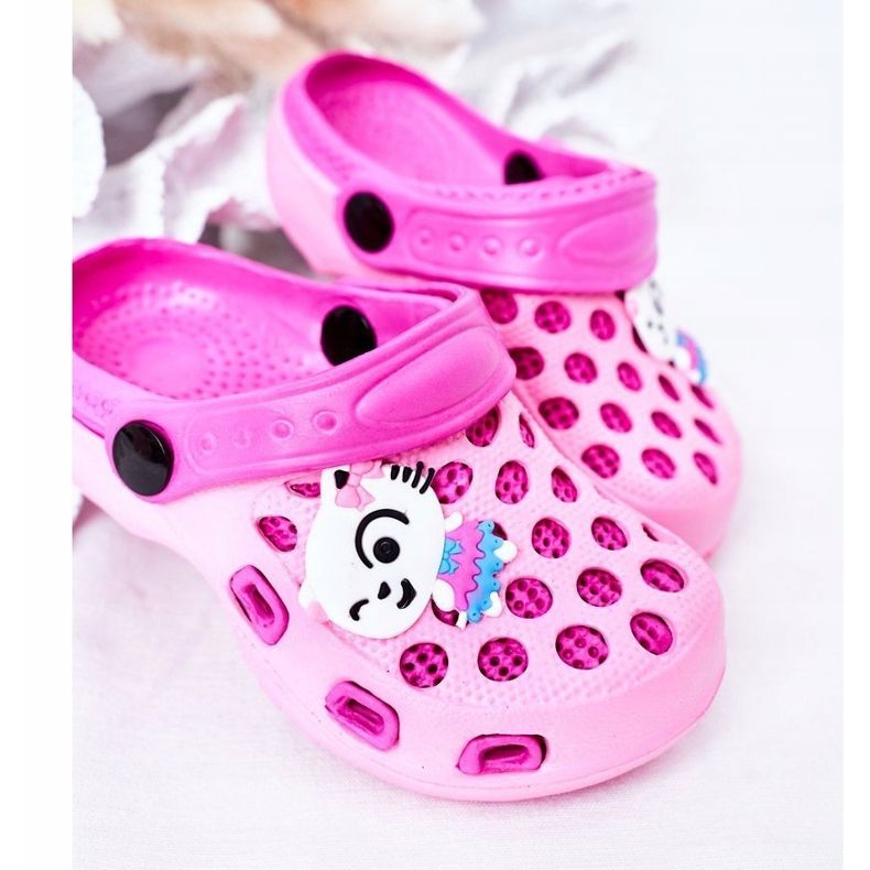 Barn skum tofflor Crocs Pink Jupiter rosa 1