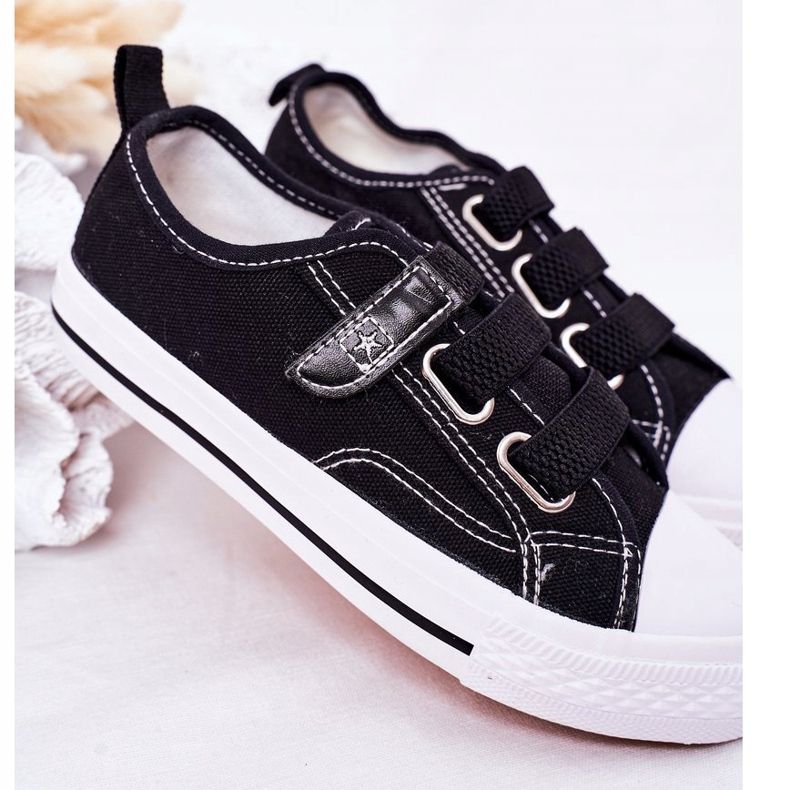 EVE Svarta Avengers -barnskor med kardborreband 1