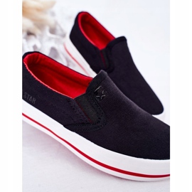 Barns Slip-On Big Star HH374013 Black Slip-On sneakers svart 1