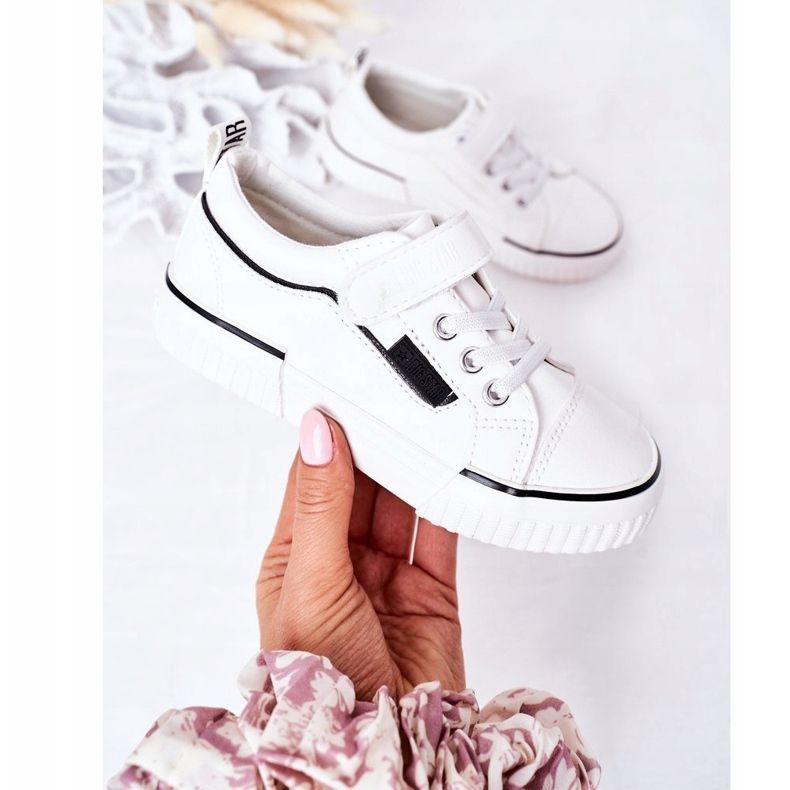 Barnskor med kardborreband Big Star HH374028 Vit 2