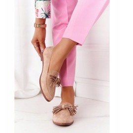 EVE Fransade mocka loafers Beige Alicante 1