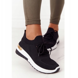 PG1 Sportskor Sneakers On Wedge Black Adeyla vit svart 1