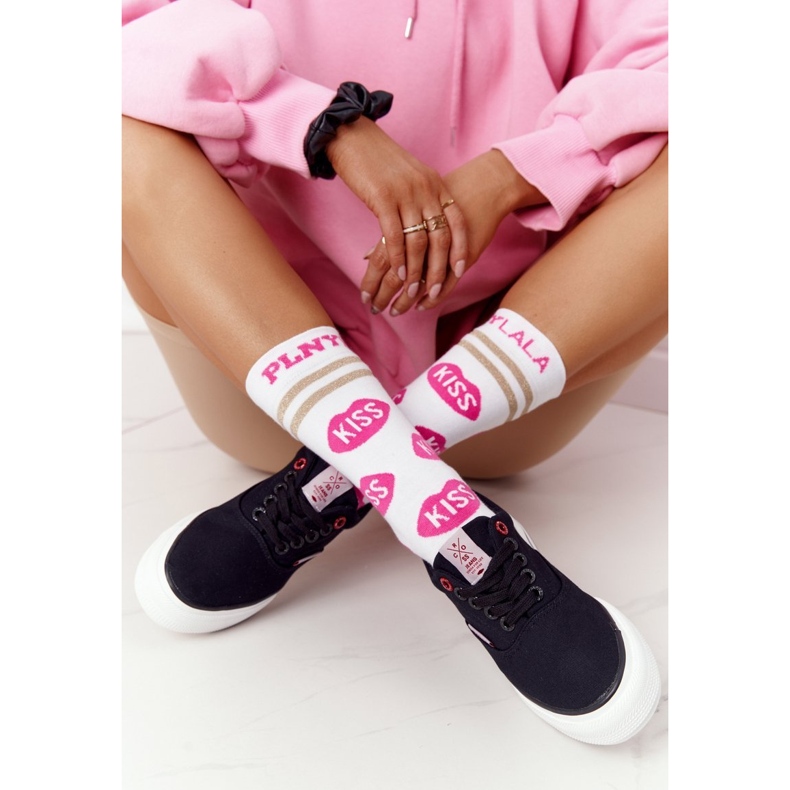 Women's Sneakers On The Cross Jeans FF2R4002C Czarme -plattform svart 2