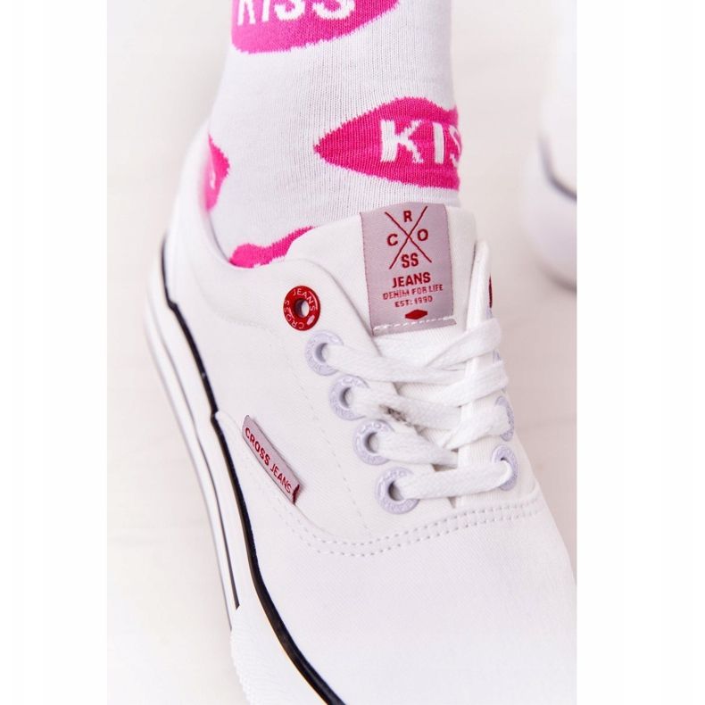 Damskor på plattformen Cross Jeans FF2R4001C Vit 2