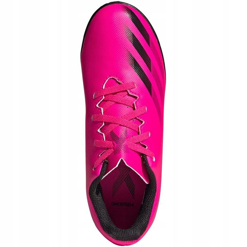 Adidas X Ghosted.4 In Junior rosa fotbollsskor FW6922 1