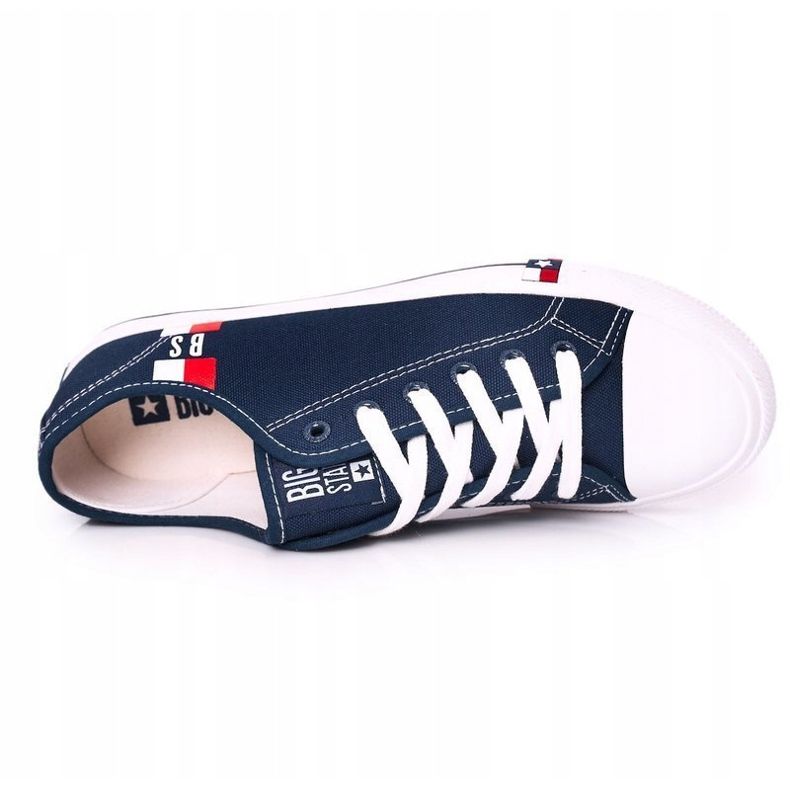 Herr Big Star HH174326 Marinblå sneakers 1