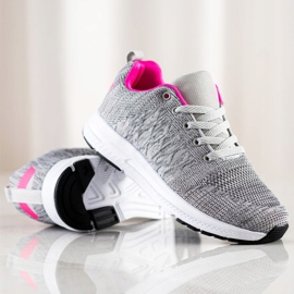 SHELOVET Lätta snörskor grå 1