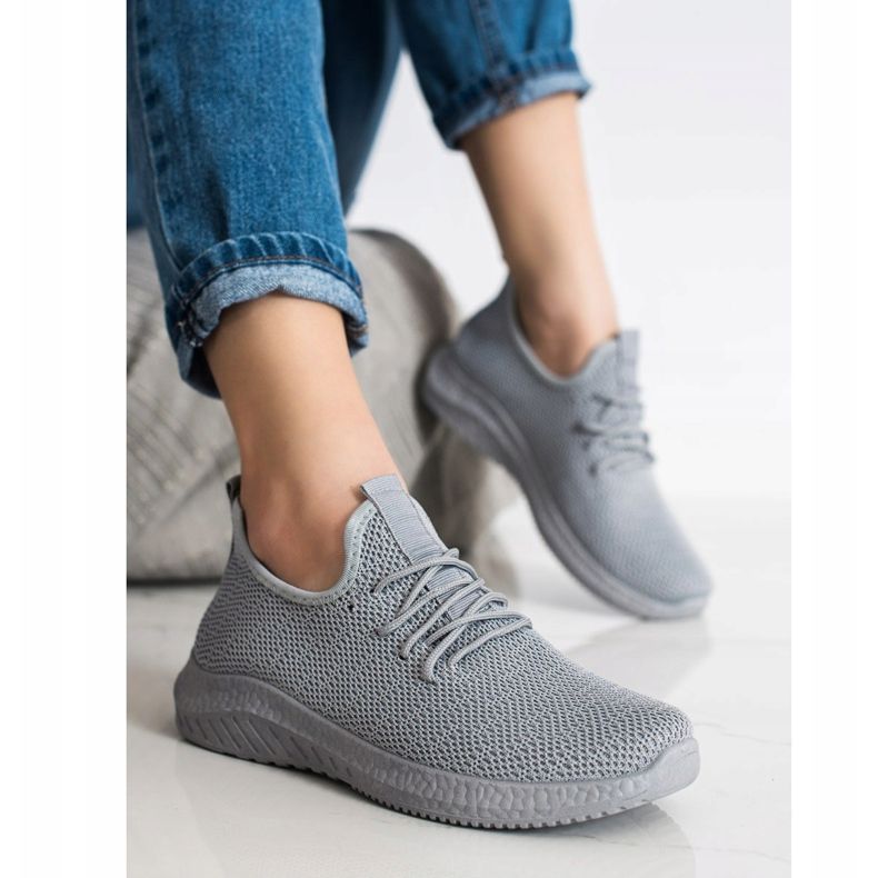 SHELOVET Textil sportskor grå 2