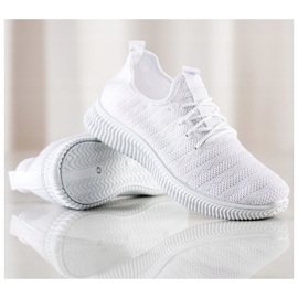 SHELOVET Lätta textilskor vit 1