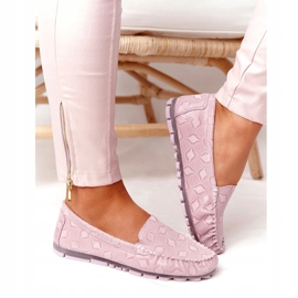 Rio Flore Eco-Friendly Leather Loafers Pink rosa 5