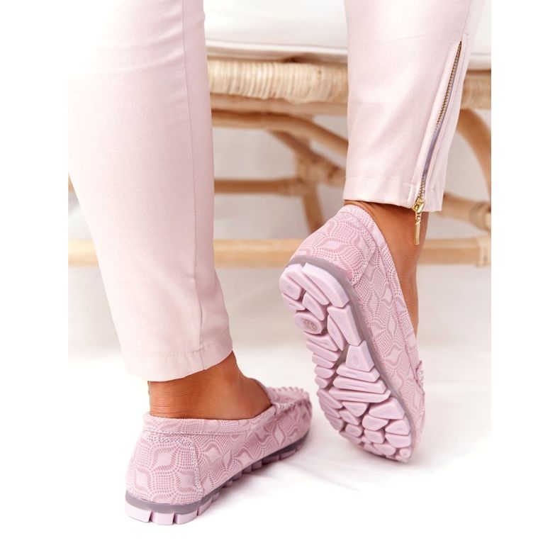 Rio Flore Eco-Friendly Leather Loafers Pink rosa 4