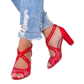 Röda spetsskor på Beth -stolpen 1