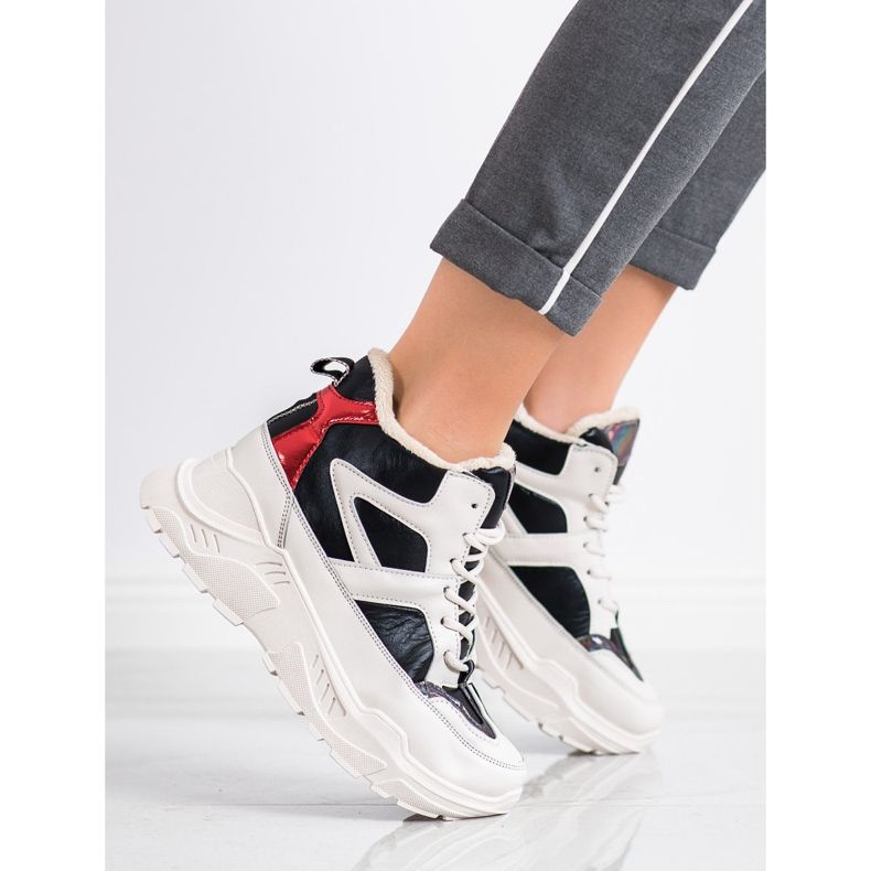 Seastar Sportmode stövlar vit svart röd 1