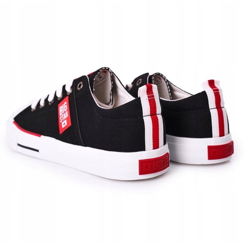 Herr Big Star HH174039 svarta sneakers 1