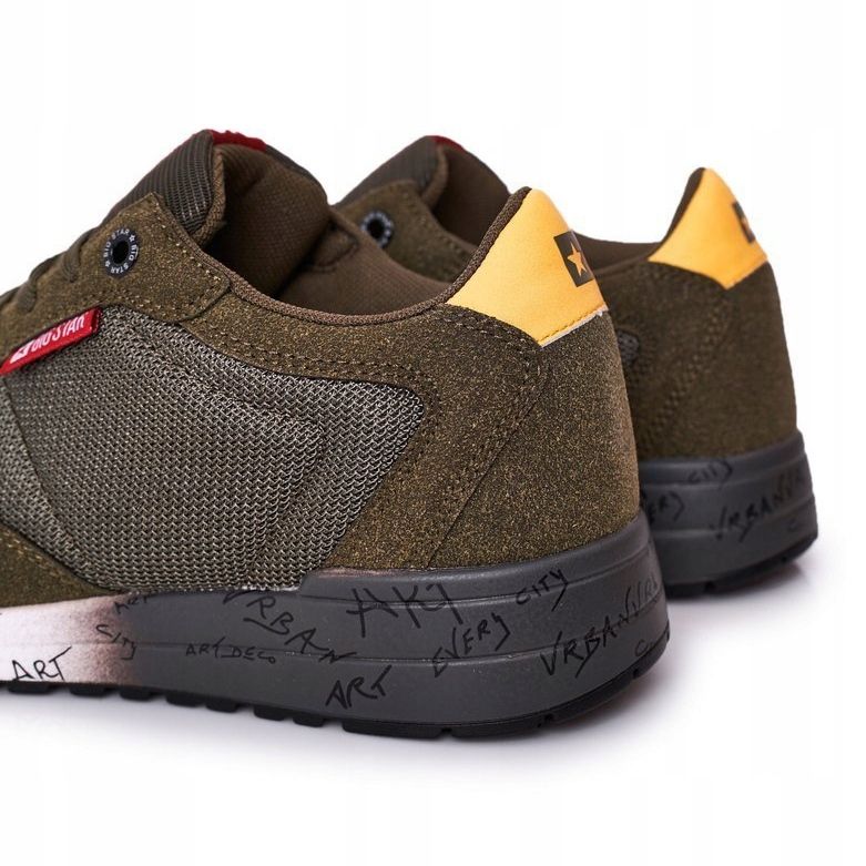 Herrskor Sport Memory Memory Foam Big Star FF174209 Grön 1