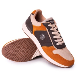 NEWS Herrskor Sneakers Gul-brun Harold mångfärgad 2