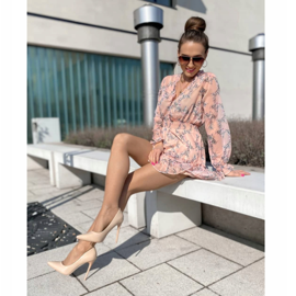 Small Swan Lackerade stift brun 1