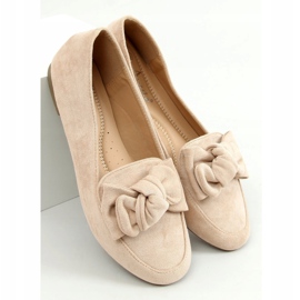 Loafers med rosett Beige 88-382 Beige 1