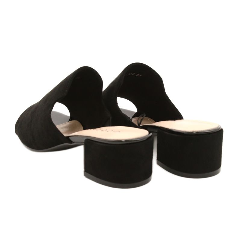 Sandaler på häl Sergio Leone KL313 Svart 3