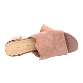 Sergio Leone Kvinnors höga klackar kl313 rosa 4