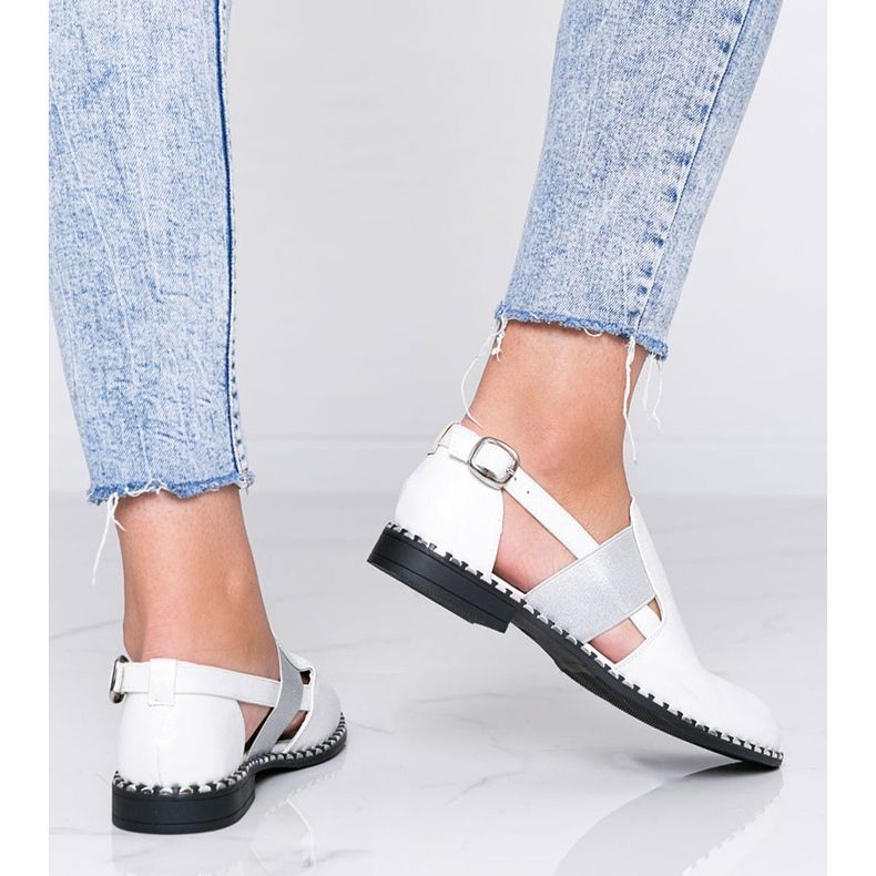 Vita blanka skor Madison Ave 1