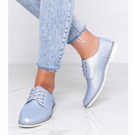 Blå blanka Kyoto öppningsskor 2