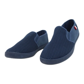 NEWS Tommy Marinblå Sneakers 21MN02-3636 1