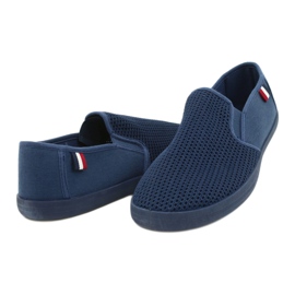 NEWS Tommy Marinblå Sneakers 21MN02-3636 2