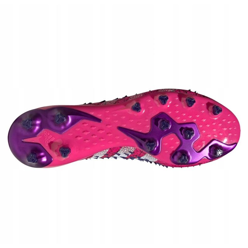 Adidas Predator Freak.1 Ag M FW7242 fotbollsskor grafit, svart, lila svart 2