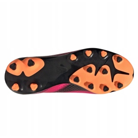 Adidas X Ghosted.3 Mg Jr FY1093 fotbollsskor grafit, rosa rosa 2