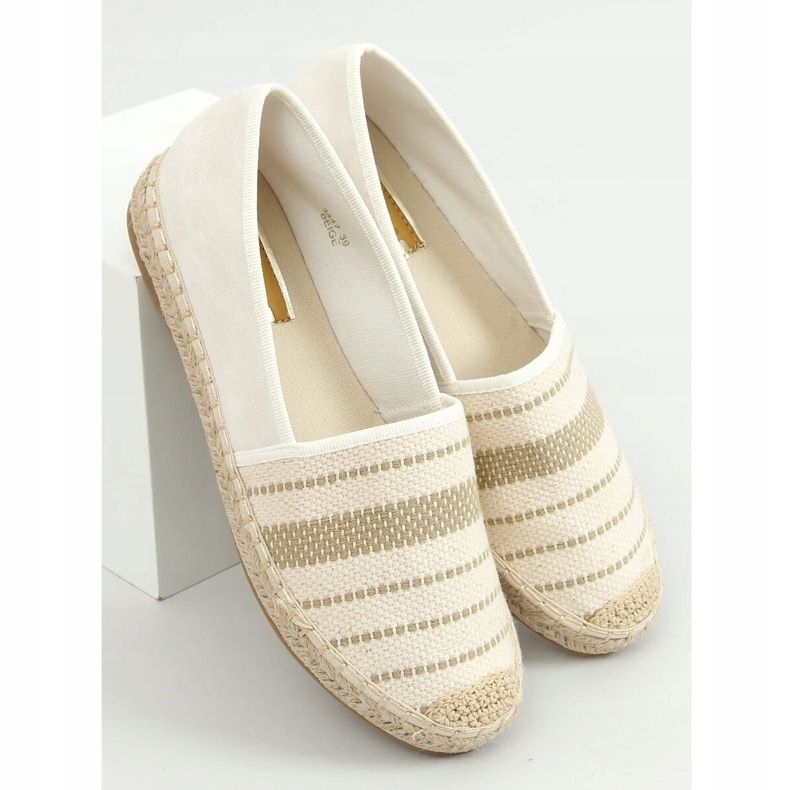 Beige espadriller för kvinnor 3447 Beige 1